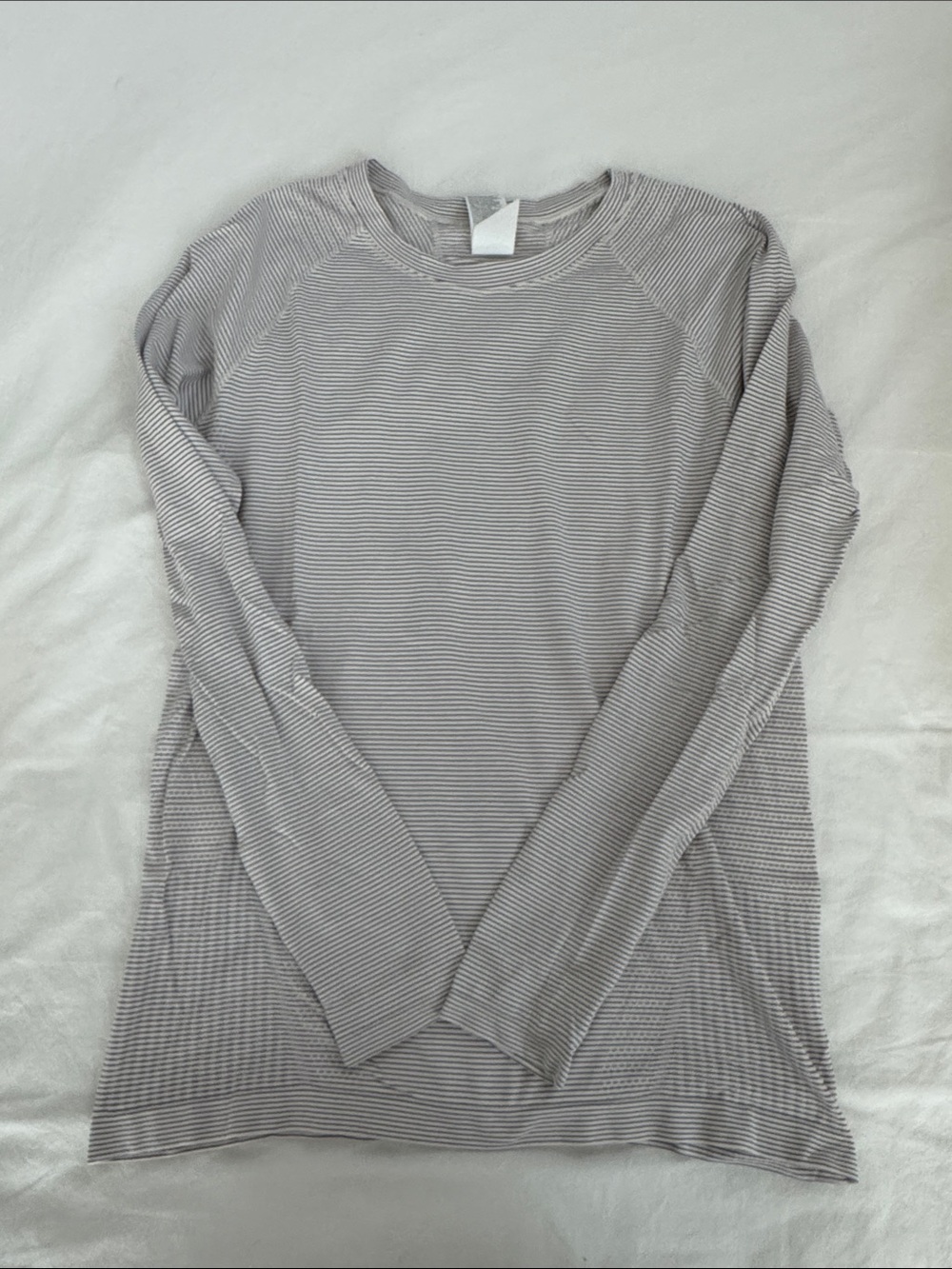Athleta momentum Striped Long-Sleeve Tee